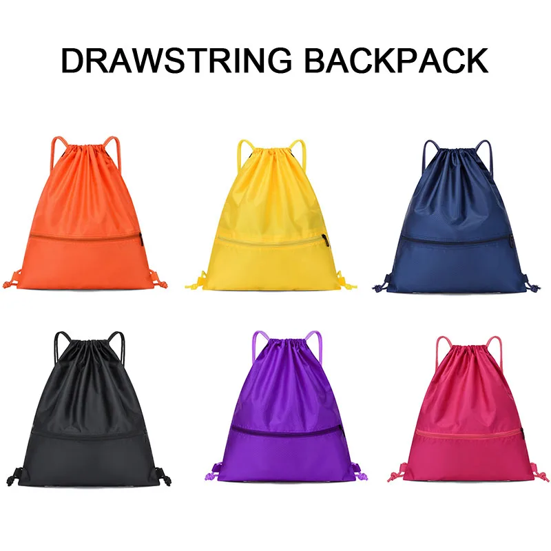 New Pouch Drawstring String Bag Backpack Children’s Drawstring Bag with Drawstring No Pain School Sportswear Bag LSD03